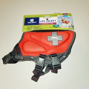 Top Paw Neoprene Dog Life Jacket, Red